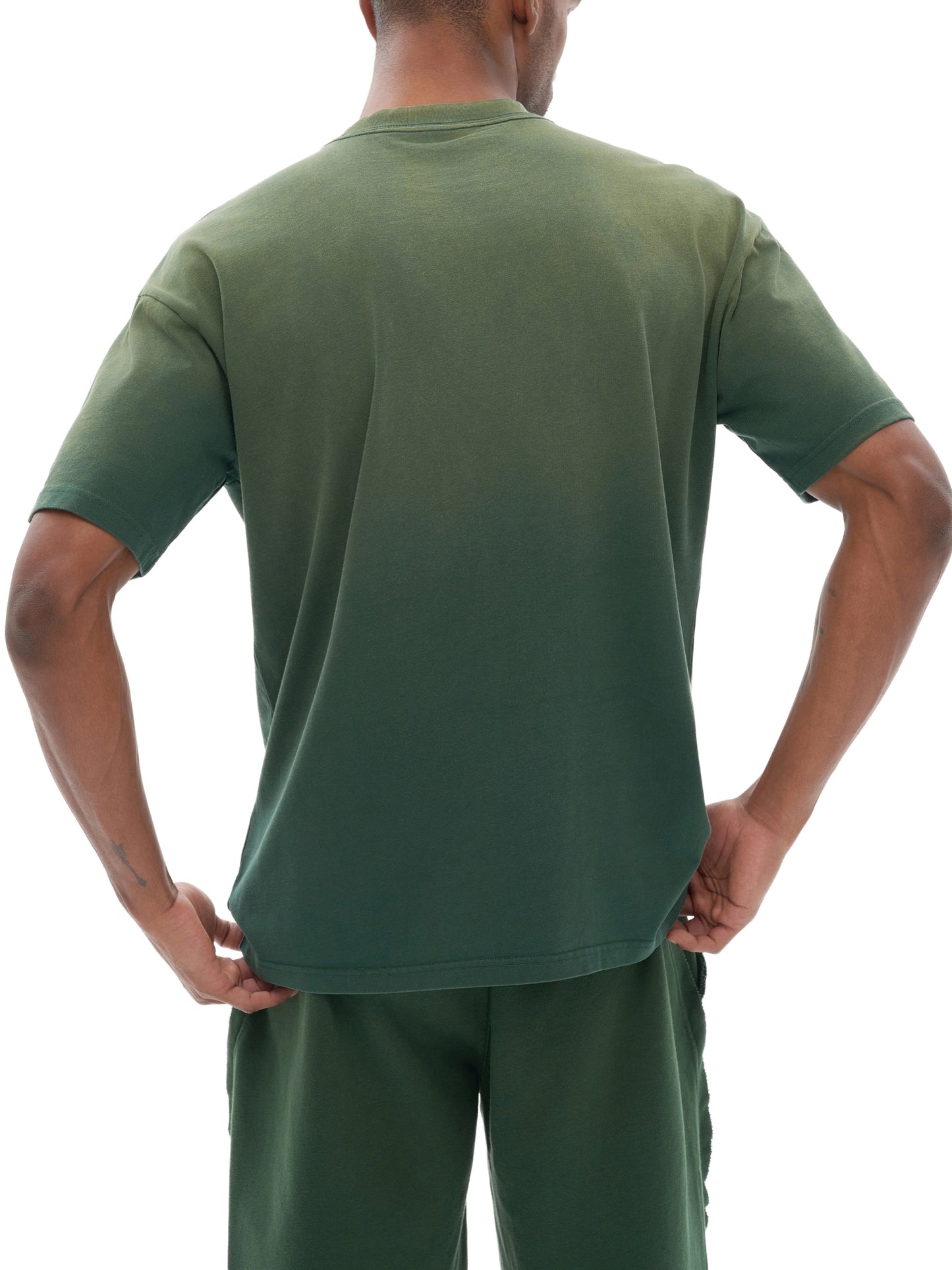 Beroqk,Beroqk Clothing,Gradient Washed Tee,Gradient wash T-Shirt,washed t-shirt,streetwear,unisex tee,sage tee,oversized t-shirt,loose fit