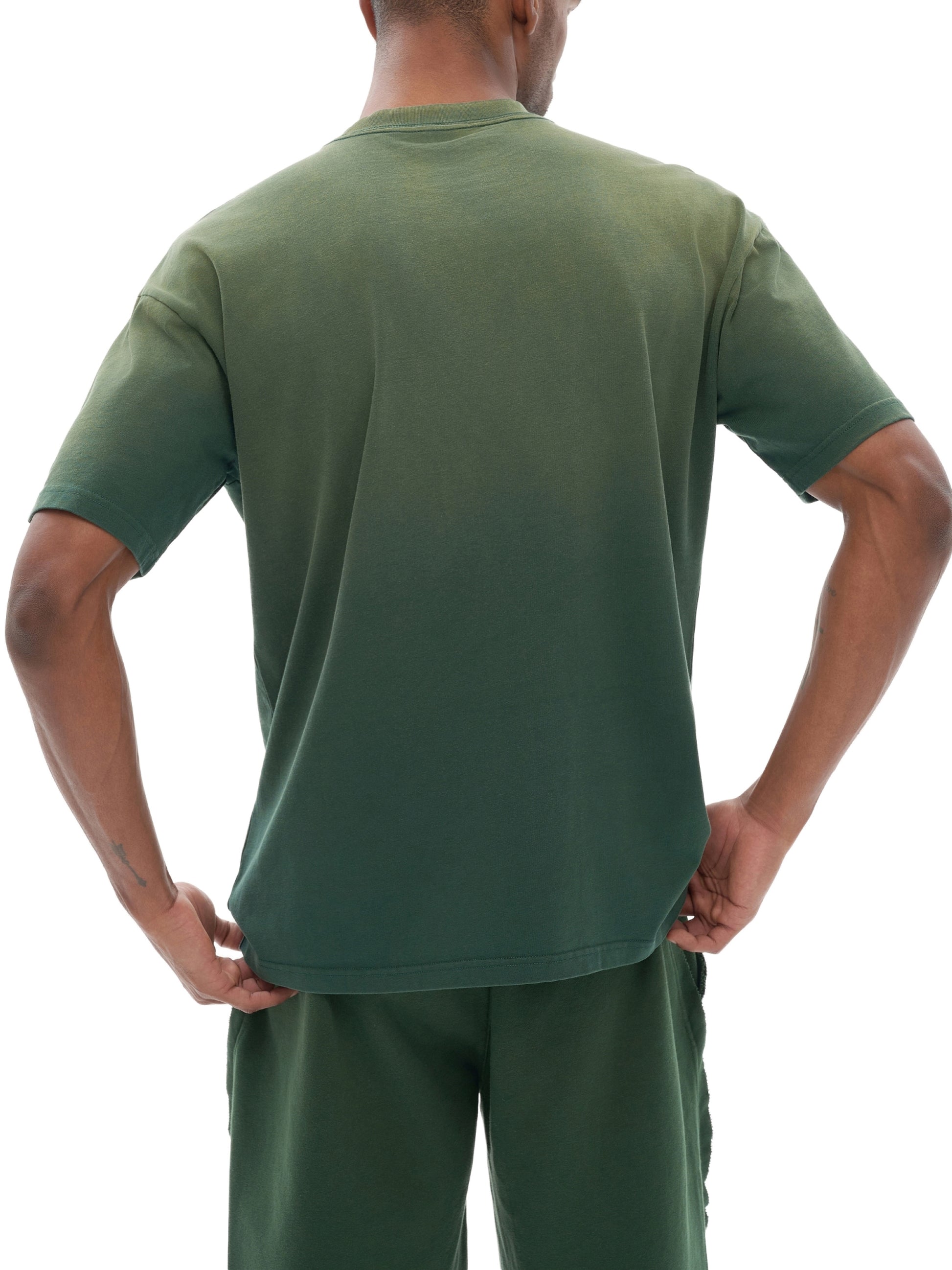 Beroqk,Beroqk Clothing,Gradient Washed Tee,Gradient wash T-Shirt,washed t-shirt,streetwear,unisex tee,sage tee,oversized t-shirt,loose fit